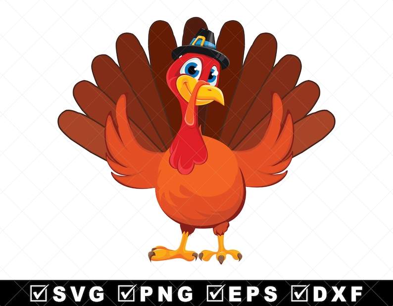 Turkey Svg, Thanksgiving SVG Bundle Turkey Digital Download