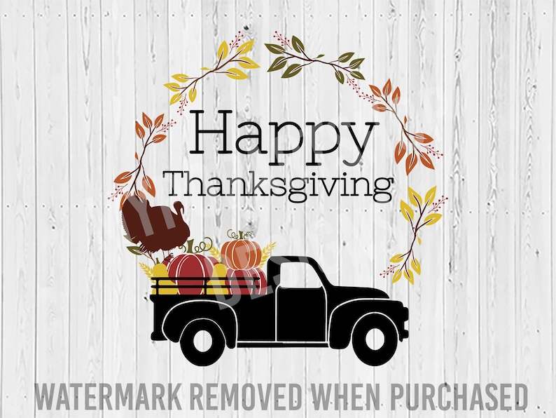 Turkey Svg, Happy Thanksgiving SVG Cut File