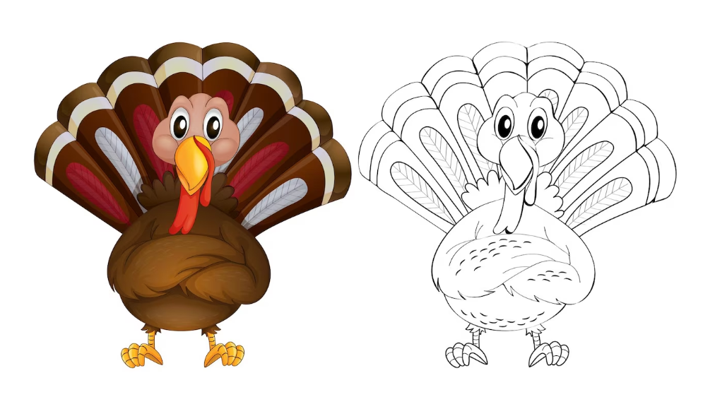 Turkey Svg Free, Free Vector Doodle Animal For Wild Turkey 