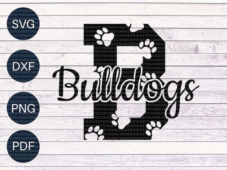 Bulldog SVG File For Cricut, Digital Download 