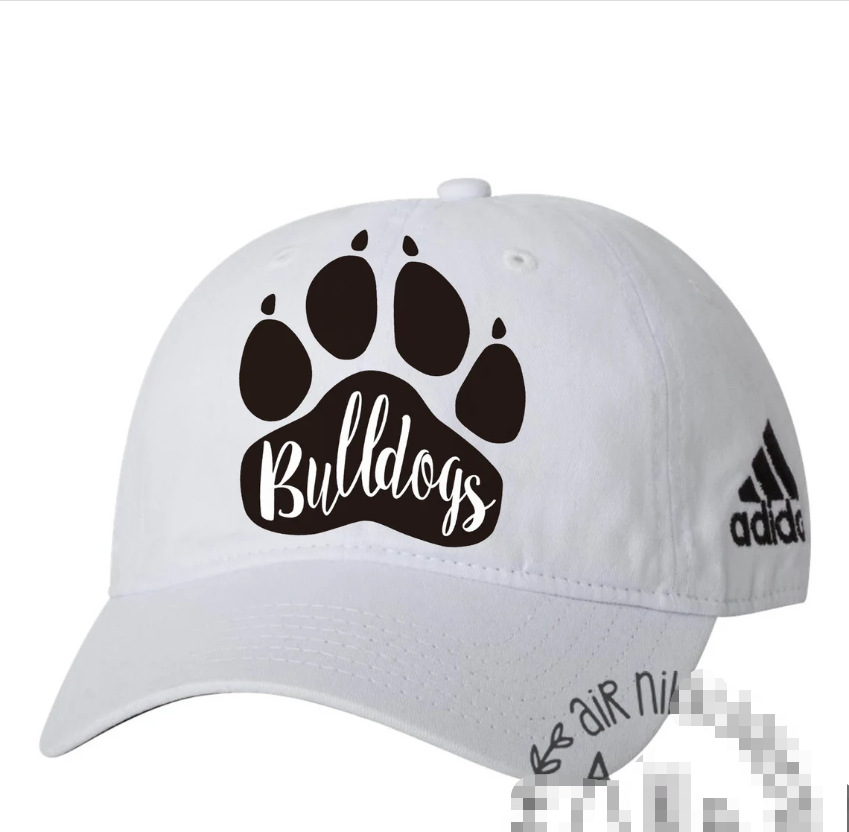 Bulldogs in Paw Print SVG