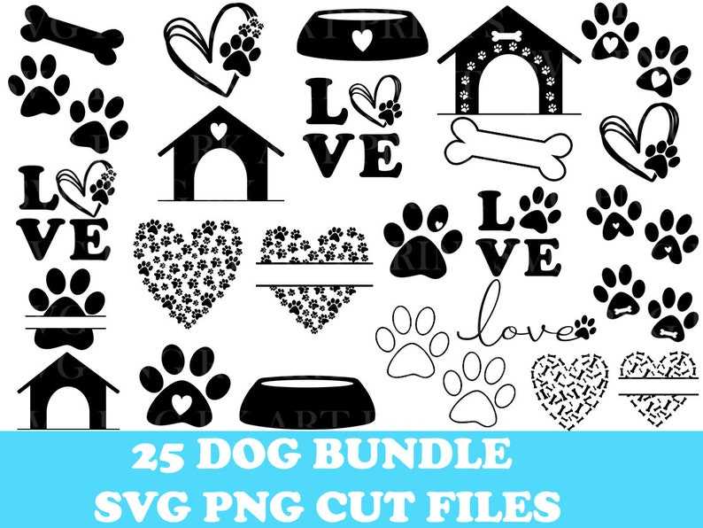 Personalisable Dog Paw Print SVG Cut file by Creative Fabrica