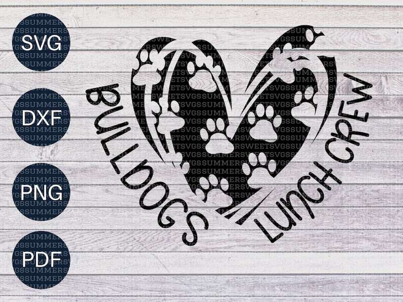 Bulldogs Cafeteria Crew SVG Lunch Crew SVG 