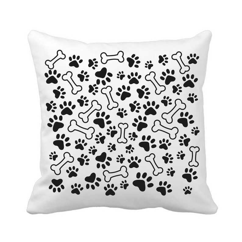 Paw Pattern SVG, Dog Paw Background#1