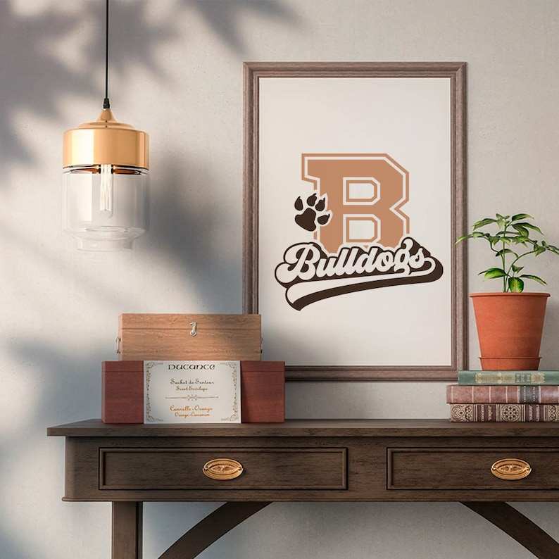 Bulldogs Paw SVG School Spirit Bundle SVG#2