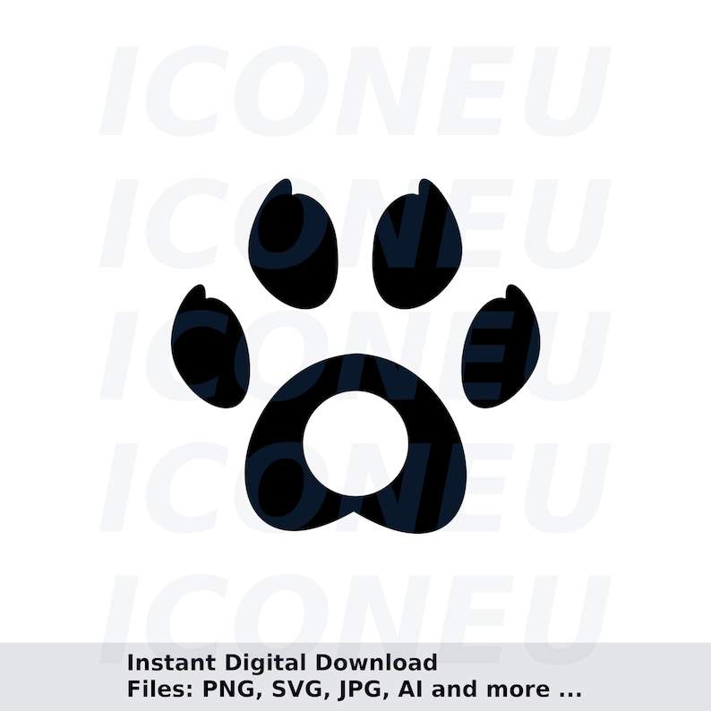 Cat SVG Cat Paw SVG Kitten Paw Print Heart Svg Bundle#8