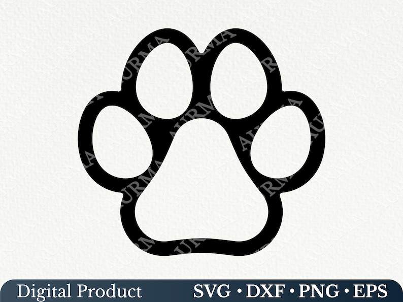 Paw SVG Cut File, Paw Print Svg , Pet Paw , Dog Paw , Cat Paw, Cut File for  Silhouette , Paw Cricut Cutting File , Animal Paw Svg -  Canada