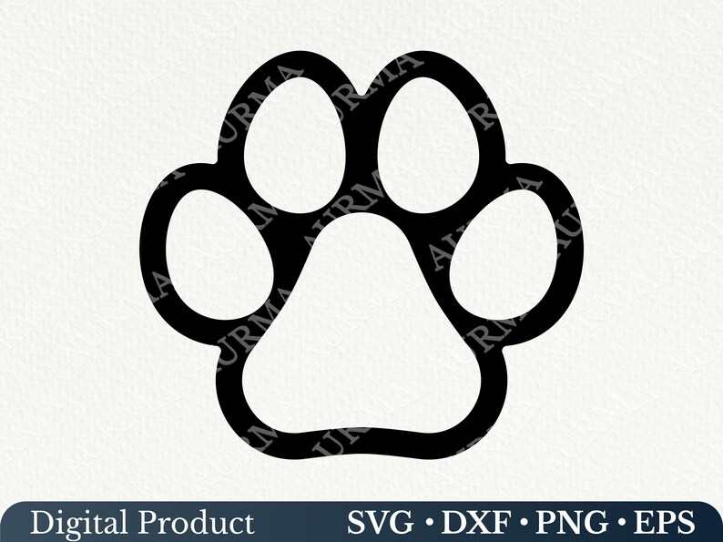 Dog Paw SVG Free Svg Files for Cricut