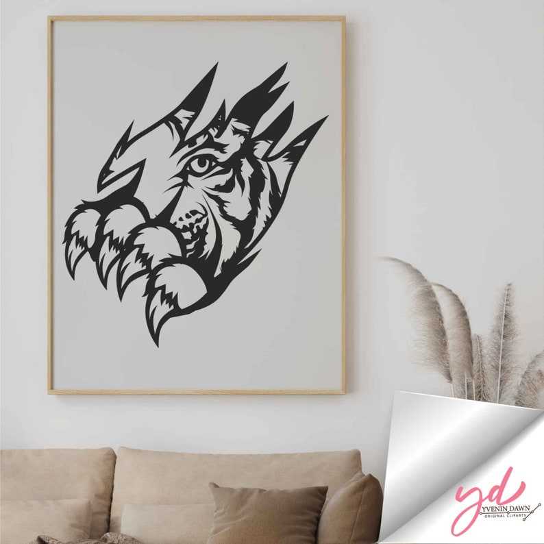 Tiger Scratch Svg Tiger Claw Svg#4