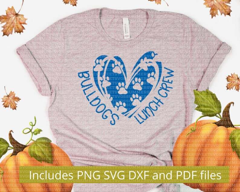 Bulldogs Cafeteria Crew SVG Lunch Crew SVG