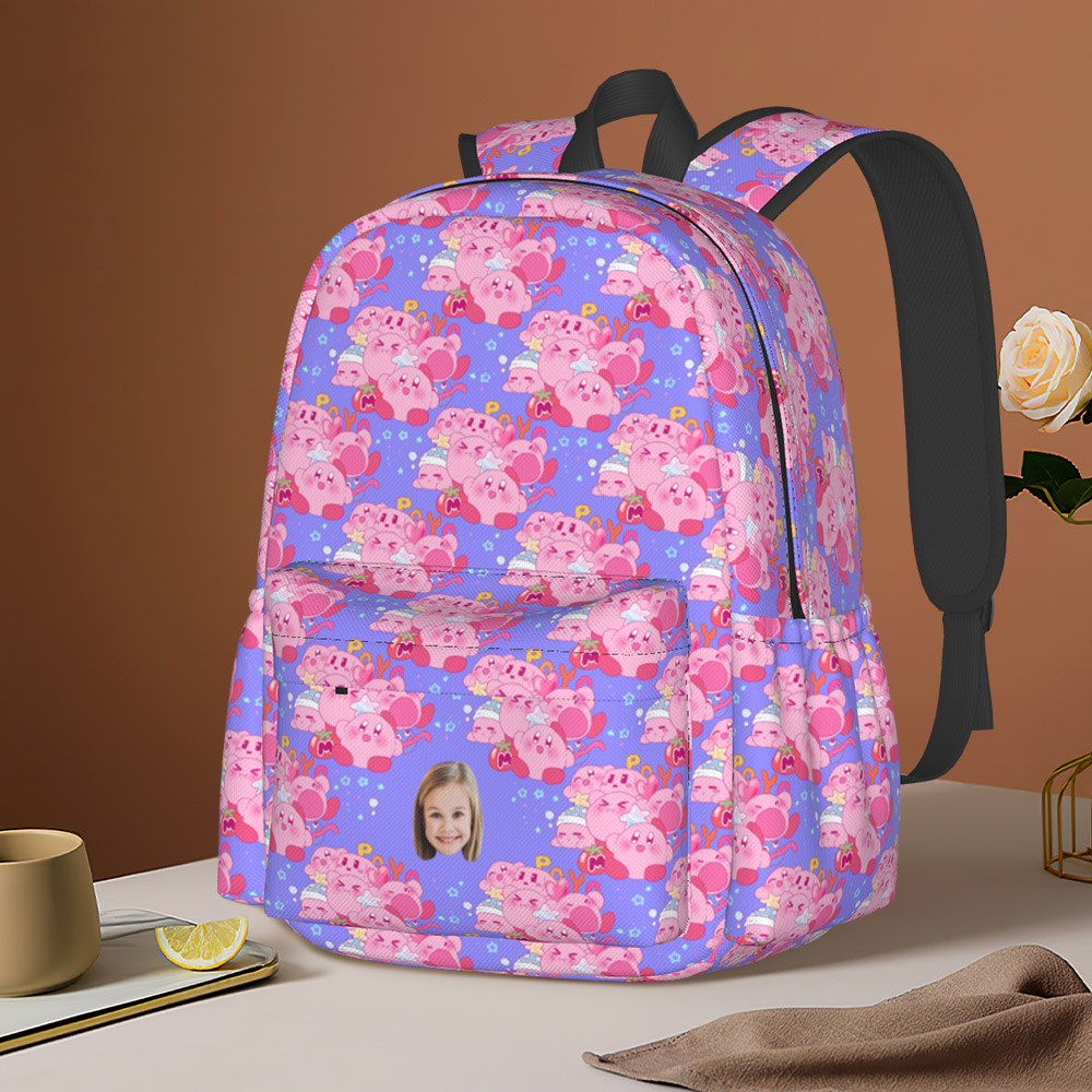 Kirby Backpack with Lunch Box Butterfly Heat Insulated Lunchbox