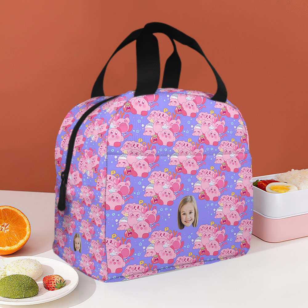 Kirby Backpack with Lunch Box and with Pencil Box