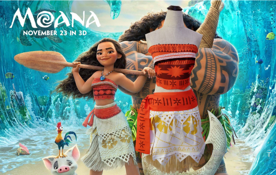 Moana Inspired Costume / Baby Moana/ Disney Moana Dress / 