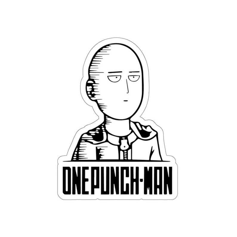 Free: Saitama illustration, One Punch Man Saitama Manga Sticker