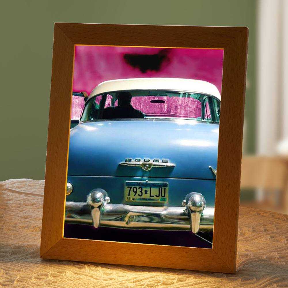 Vice Grip Lamp Classic Celebrity Night Light New Exhaust Classic by Vice Grip Lamp with Wooden Frame
