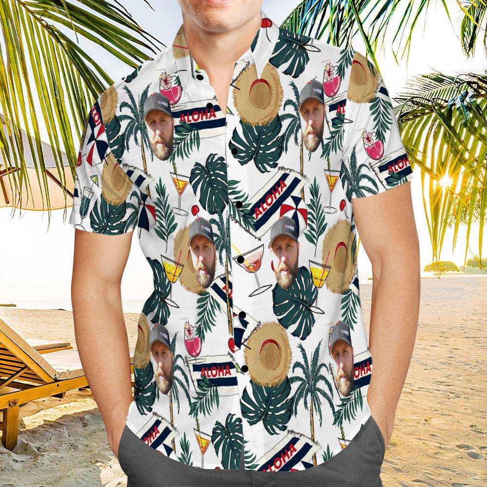 Vice Grip Hawaiian Shirt Custom Photo Hawaiian Shirt Funny Sun Hats Hawaiian Shirt