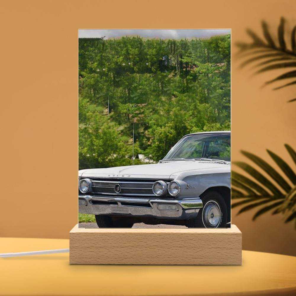 Vice Grip Lamp Classic Celebrity Night Light 1962 Buick Le Sabre by Vice Grip Lamp with Wooden Base
