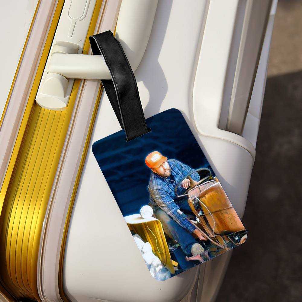 Vice Grip Luggage Tag Classic Celebrity Luggage Tag Sitting For Years by Vice Grip Luggage Tag