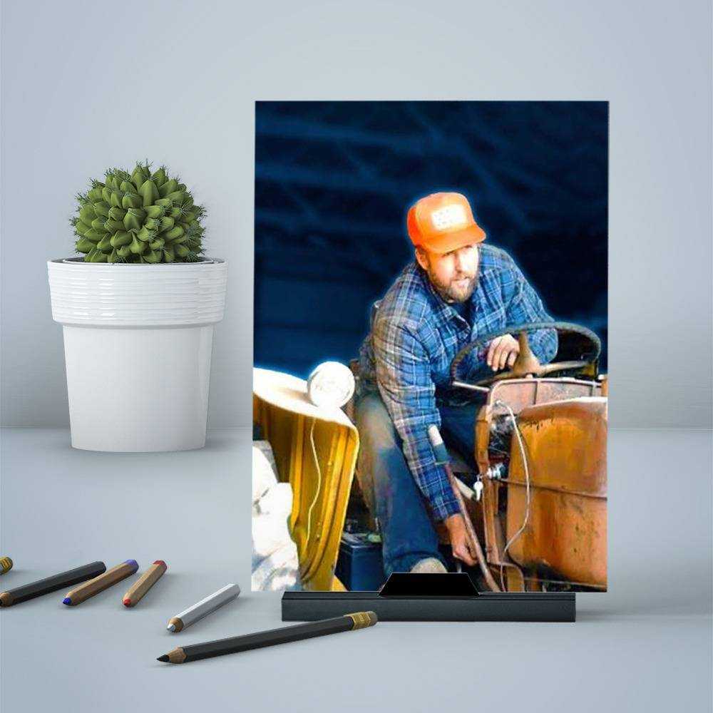 Vice Grip Greeting Card Classic Celebrity Greeting Card Sitting For Years by Vice Grip Greeting Card
