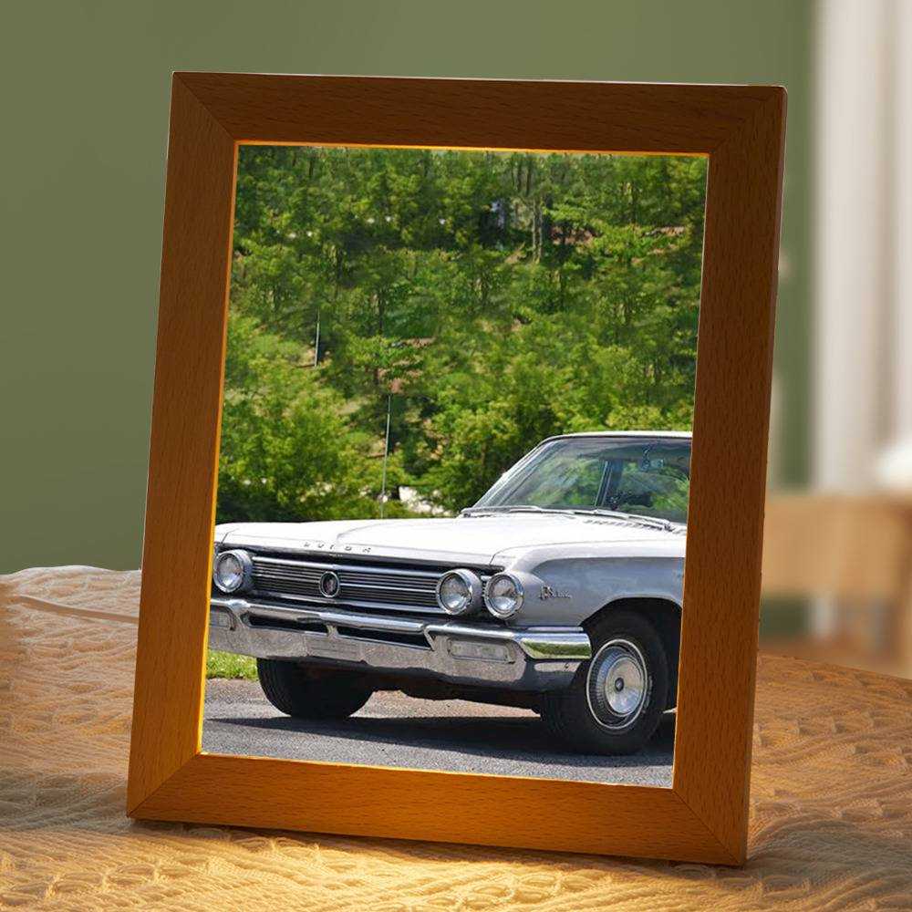 Vice Grip Lamp Classic Celebrity Night Light 1962 Buick Le Sabre Classic by Vice Grip Lamp with Wooden Frame