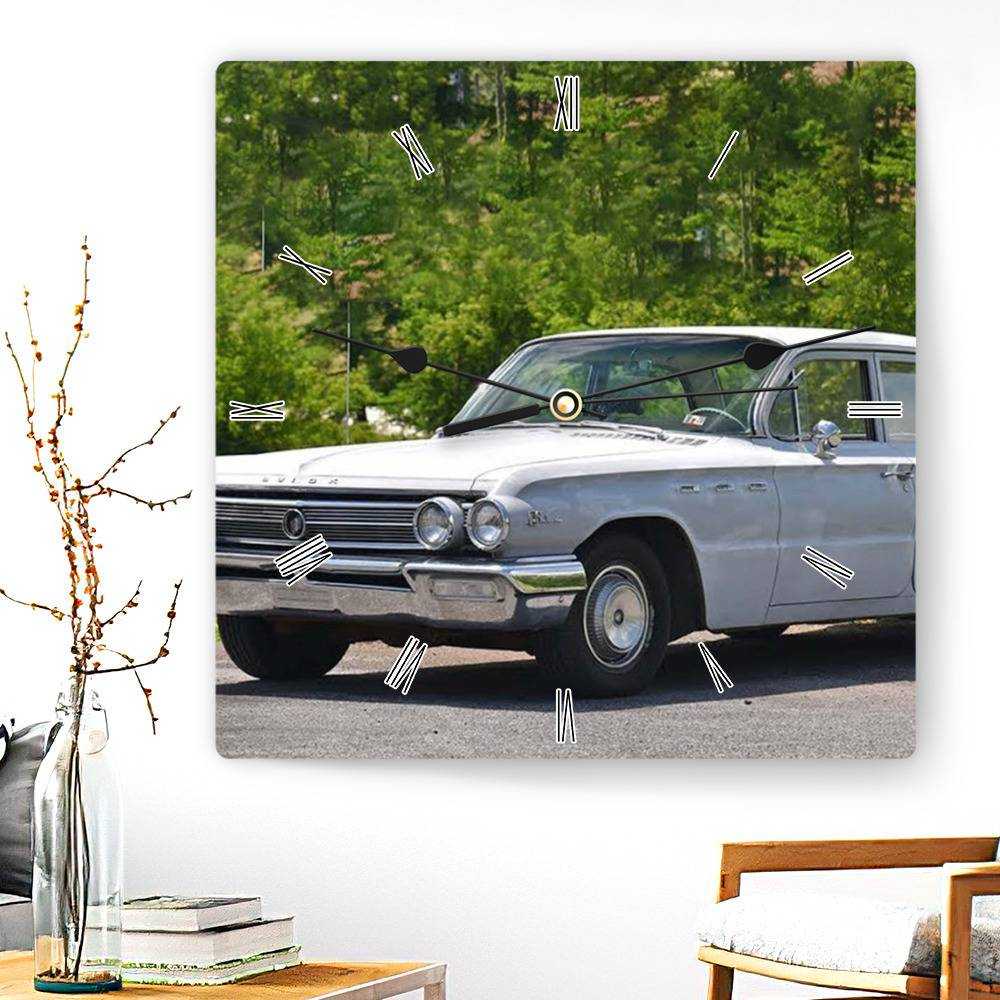 Vice Grip Square Wall Clock Home Decor Wall Clock Gifts for Vice Grip Fans 1962 Buick Le Sabre Wall Clock