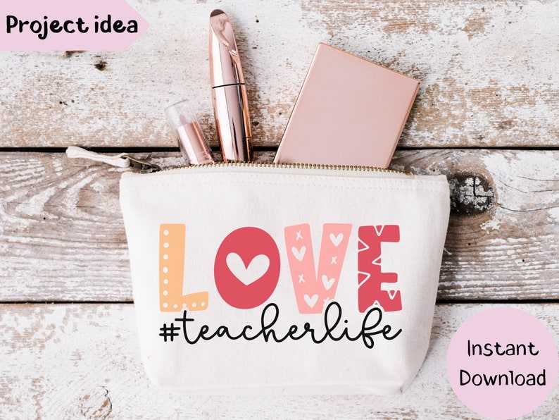 Love Teacher Life Svg Teacher Valentine’s Day Svg Teacher Love Svg#6