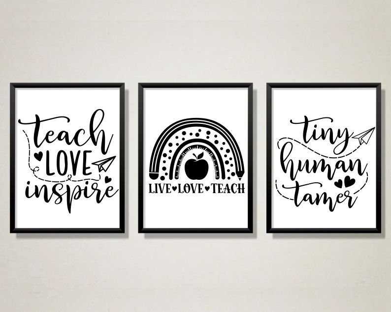 Teach Love Inspire Teacher Svg Bundle#9