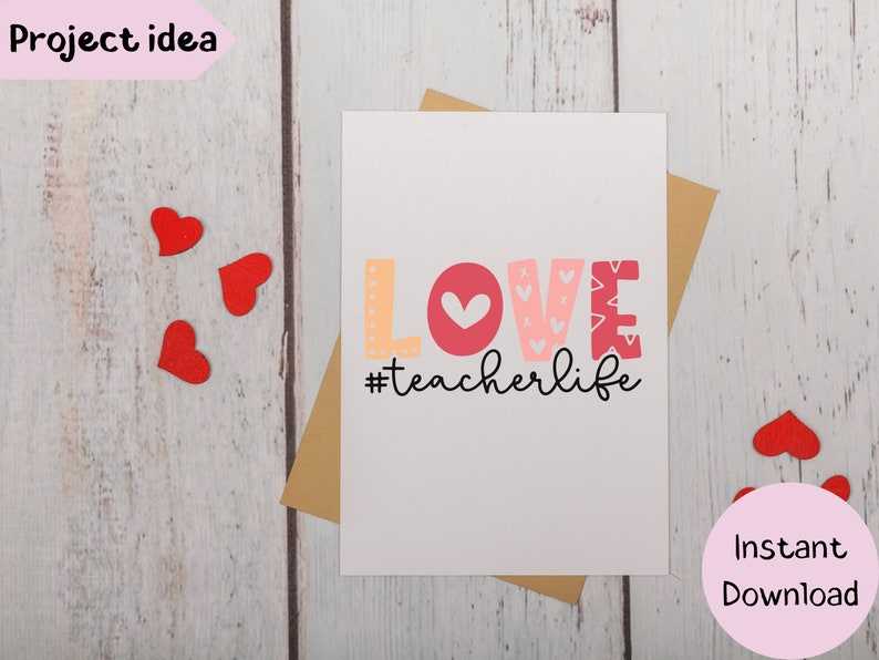 Love Teacher Life Svg Teacher Valentine’s Day Svg Teacher Love Svg#9