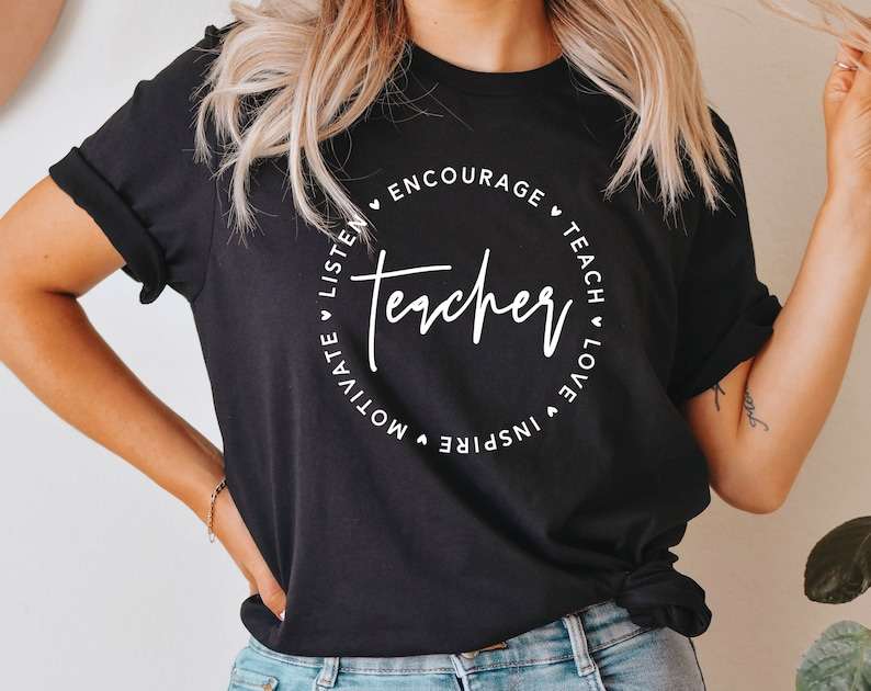 Teach Love Inspire Teacher SVG#3