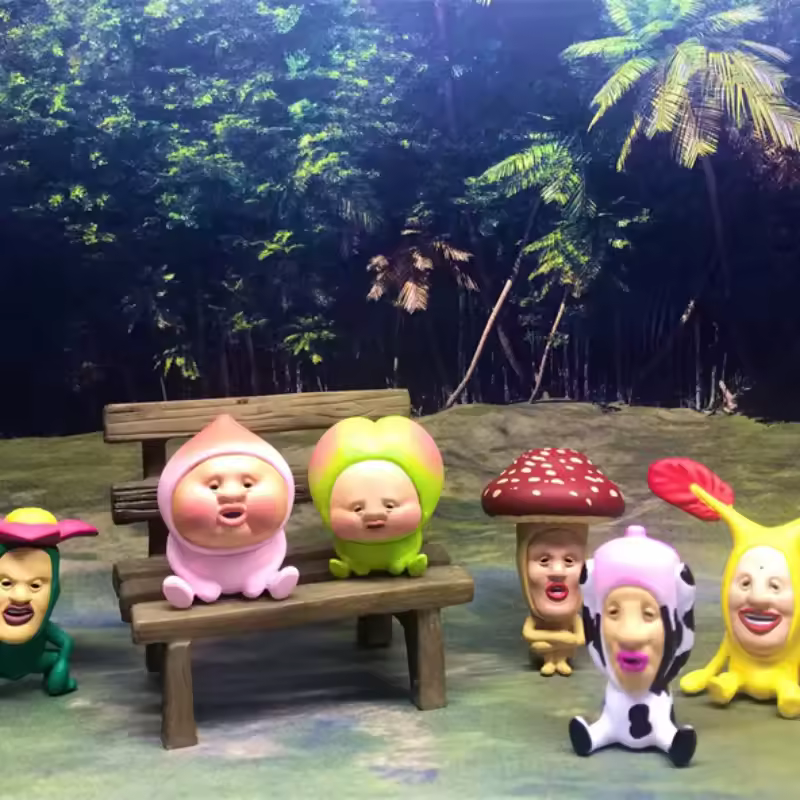 Japanese Gashapon Capsule Toys QUALIA Kobito Farm Elf Doll Action Figure Model Toys Japanese Gashapon Capsule Toys QUALIA Kobito Farm Elf Doll Action Figure Model Toys