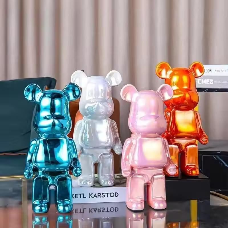20/28/35cm Aesthetic Bear Figure Stautes Ceramics Violent Bear Figurines 20/28/35cm Aesthetic Bear Figure Stautes Ceramics Violent Bear Figurines