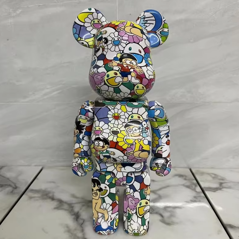 Bearbrick400 violent bear colorful bear doll Bearbrick400 violent bear colorful bear doll
