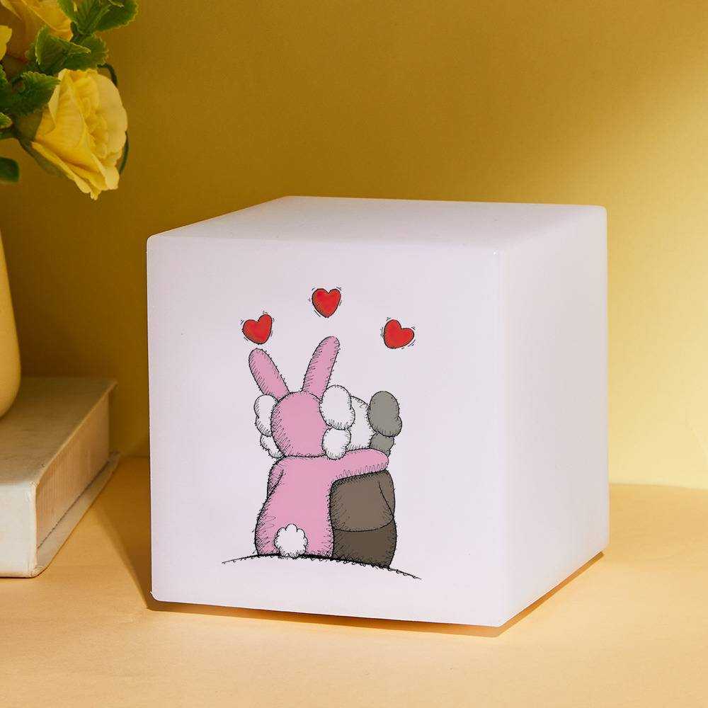 Kaws Square Night Light Sweet Square Lamp