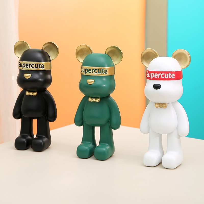Kaws Figures, Violent Bear Ornament Creative Cartoon KAWS Doll kaws