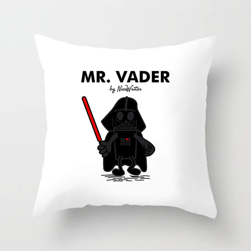 Star Wars Darth Vader In Black Background Throw Pillow Case - Horusteez in  2023