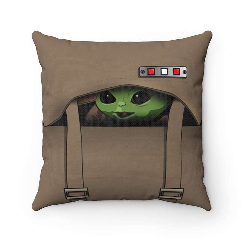 New Star Wars Baby Yoda Home Decorative Cotton Linen Square Throw Pillow  Case Cushion Cover Art Design 18X18 Inches(one Side) - AliExpress