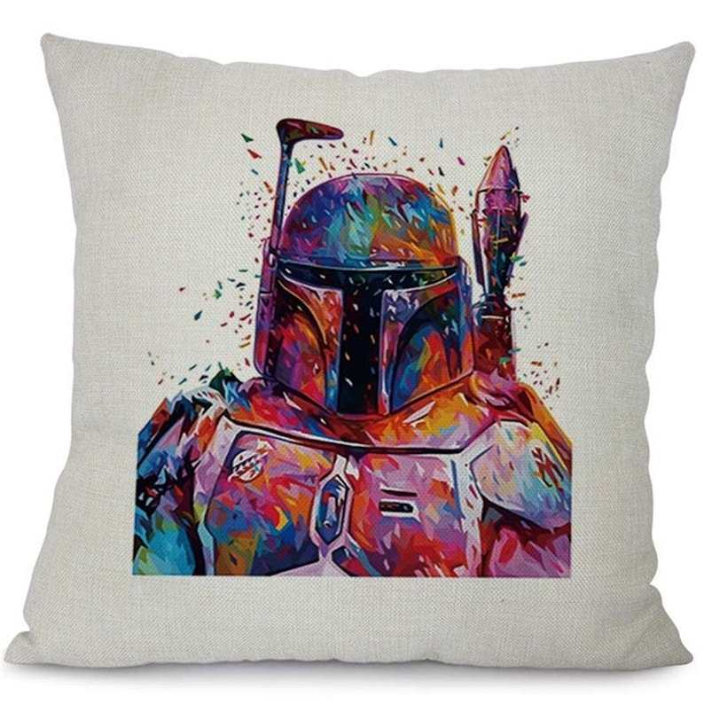 Star Wars Throw Pillows, Star Wars Superheros Cushion Cover Super Heroes  pillow Cover Draft