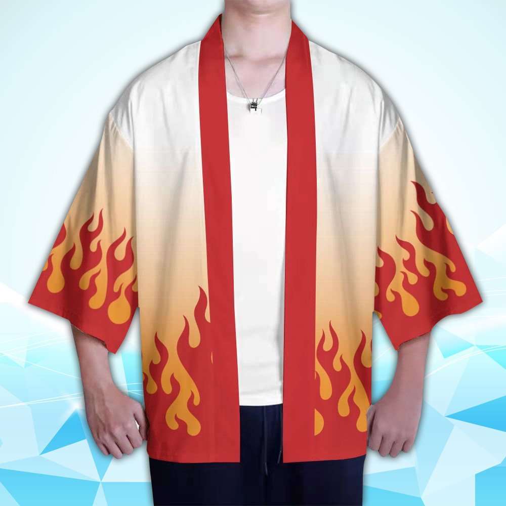 Cosplay de Rengoku é flamejante