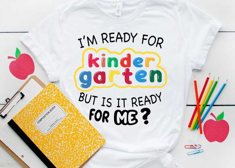 Kindergarten #3 Kids Shirts, Youth X-Small-Medium, Boys, K, First Day of  School Or Everyday Wear