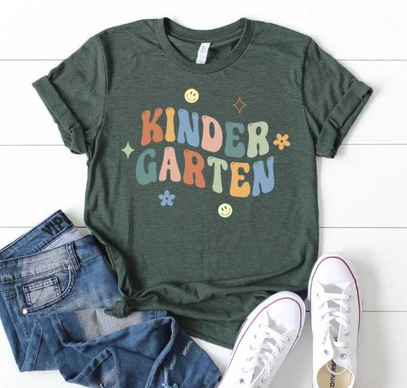 Kindergarten And For Teacher Women Shirt Soft Breathable Men