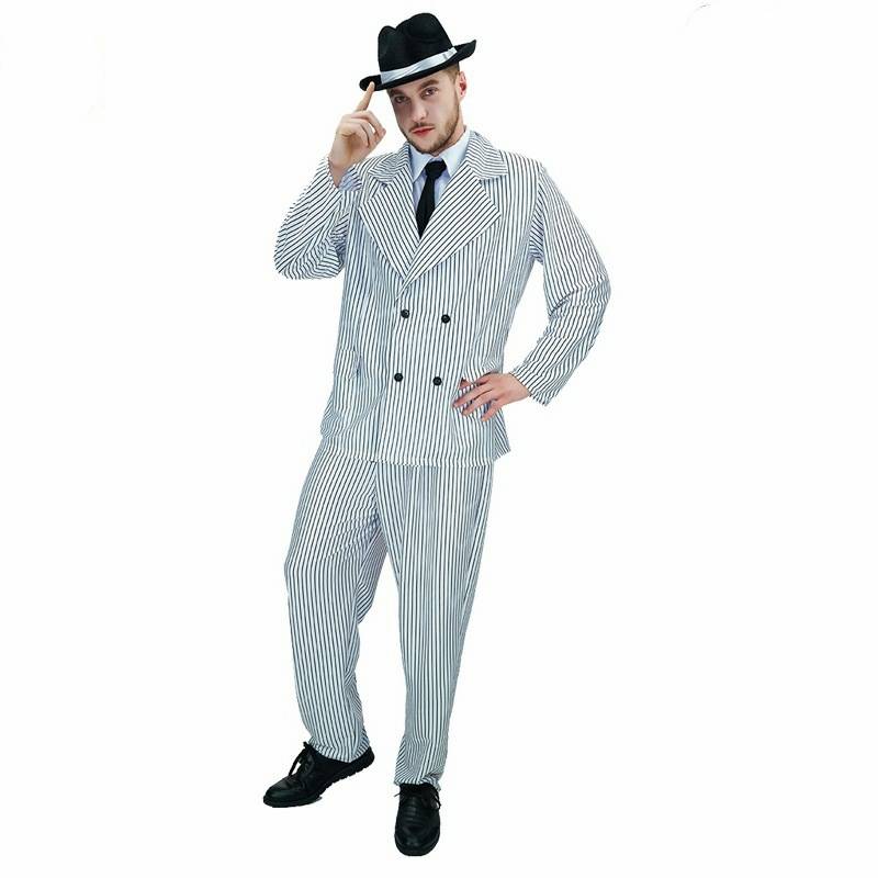 Great Gatsby Costume, Gangster Cosplay Costume Halloween Great Gatsby  Costume
