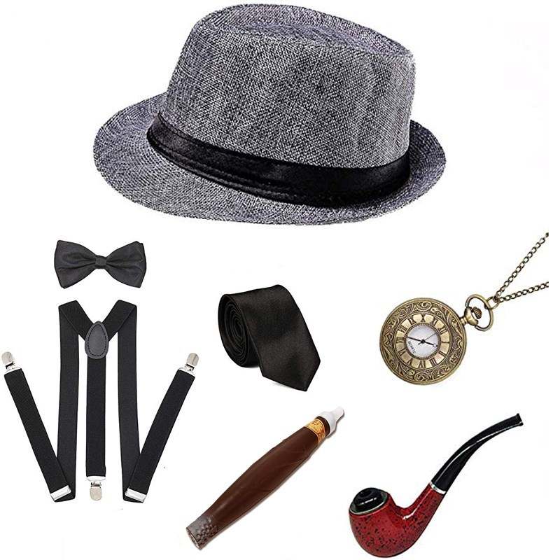 Cosplay Accessories For Men Gangster Gatsby Gangster Costume - Temu