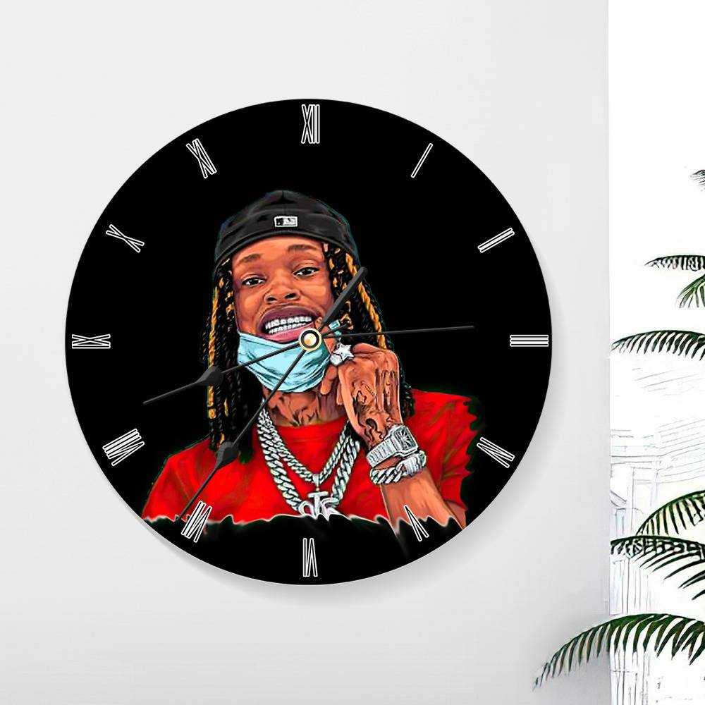 King Von Round Wall Clock Home Decor Wall Clock Gift for King Von