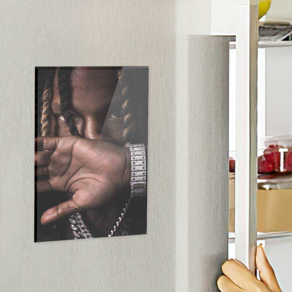 King Von Fridge Magnet What It Means To Be King Fridge Magnet