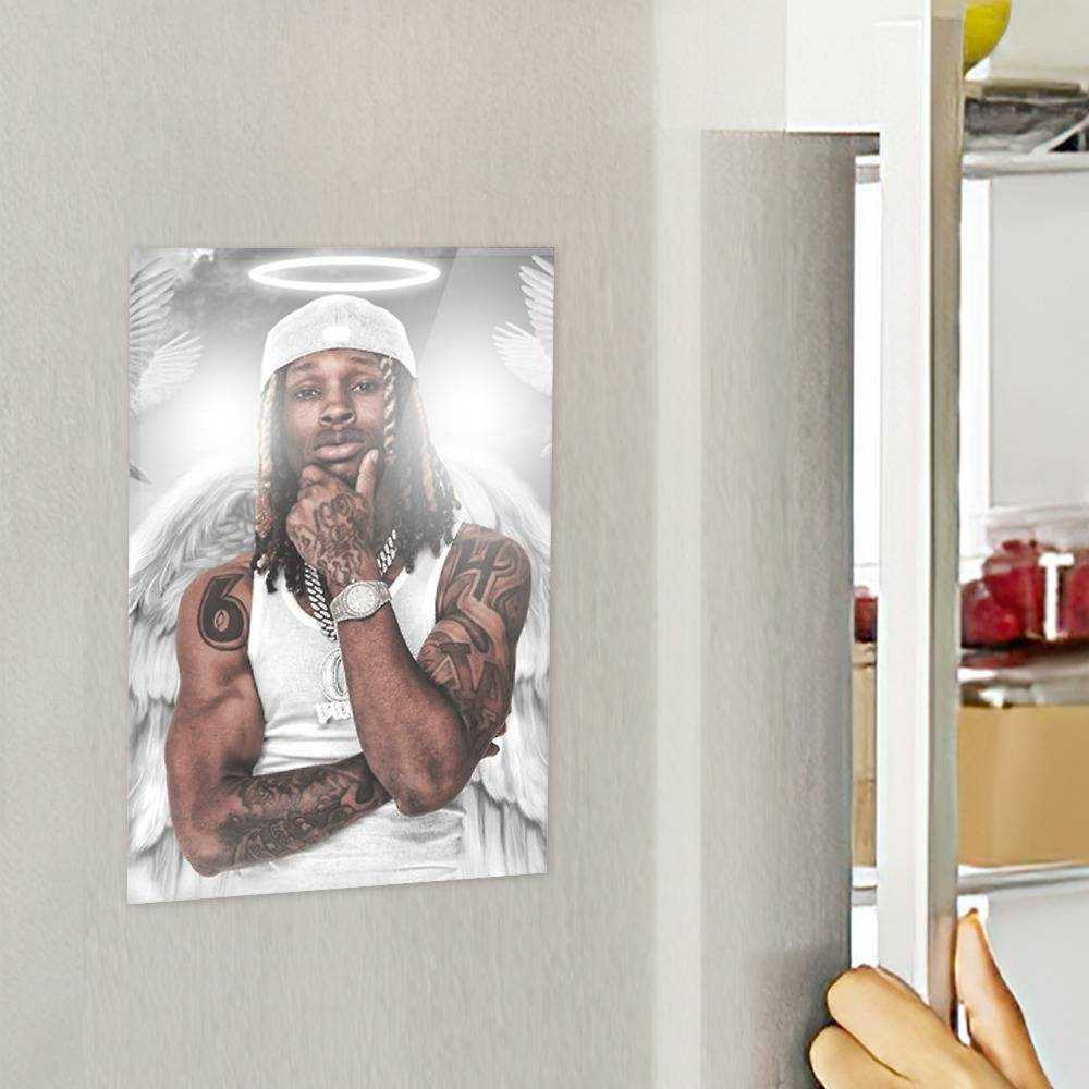 King Von Fridge Magnet king angele Fridge Magnet