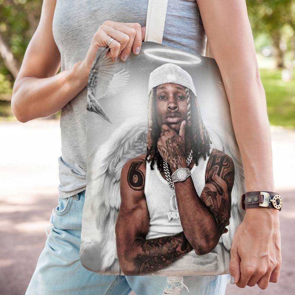 King Von Totebag Classic Celebrity Totebag king angele Totebag