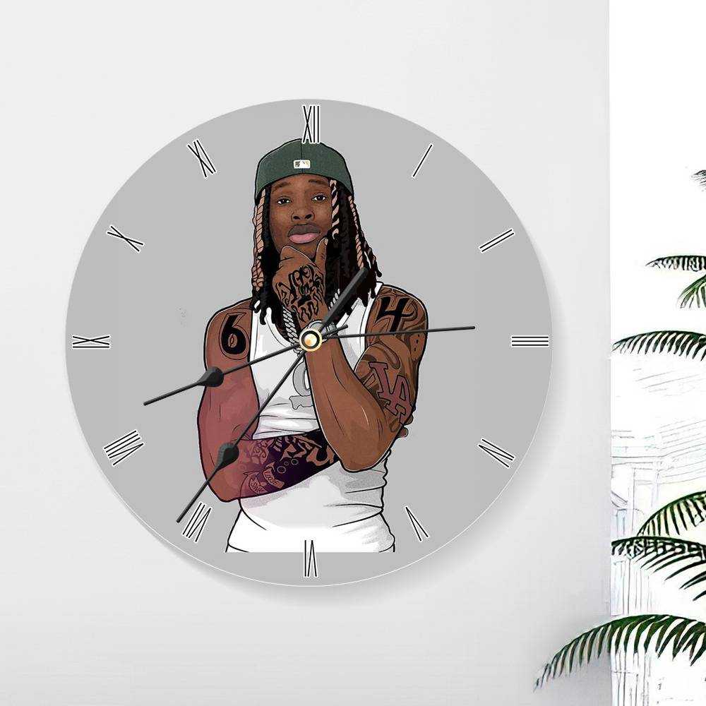 King Von Round Wall Clock Home Decor Wall Clock Gift for King Von