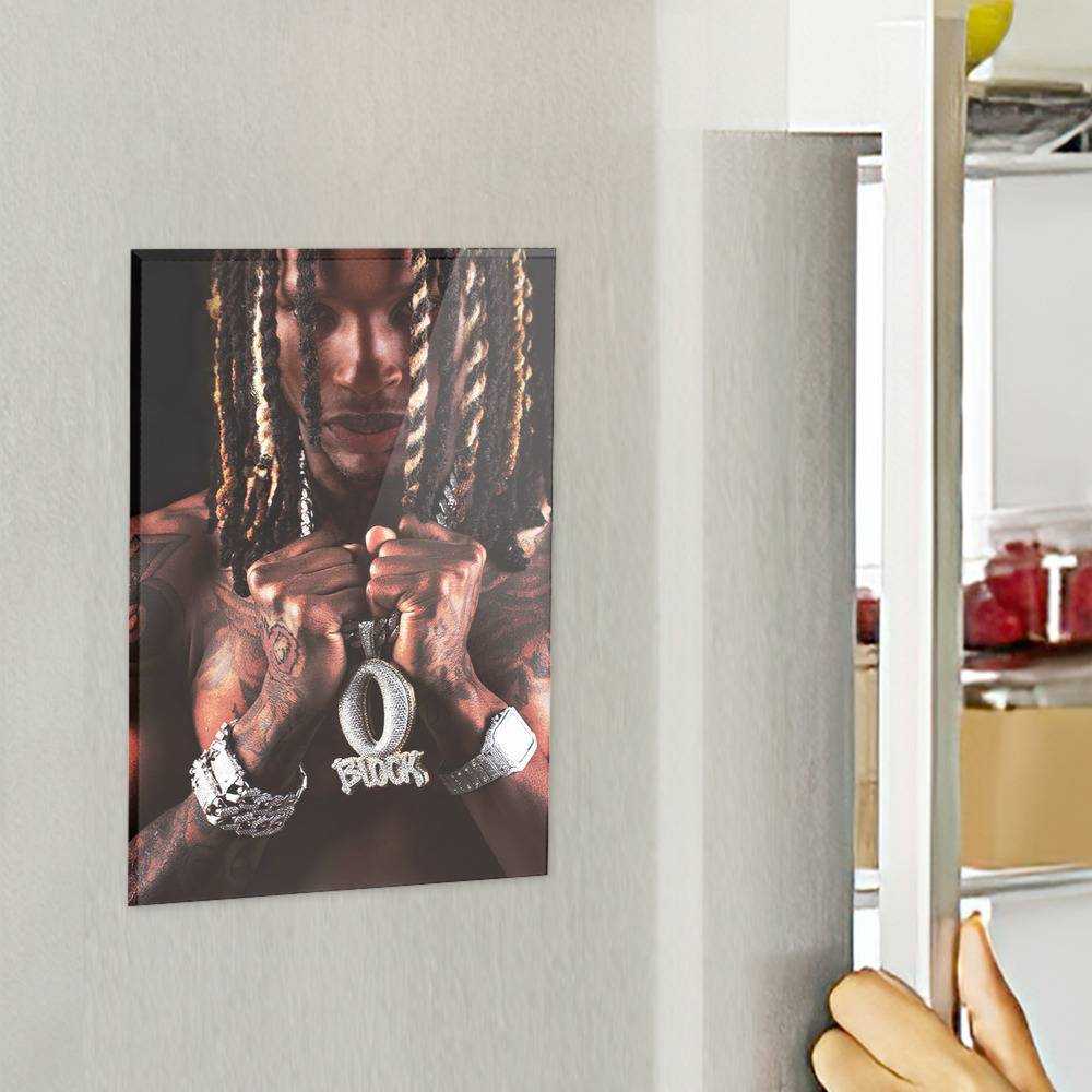 King Von Fridge Magnet Welcome to O'Block Fridge Magnet