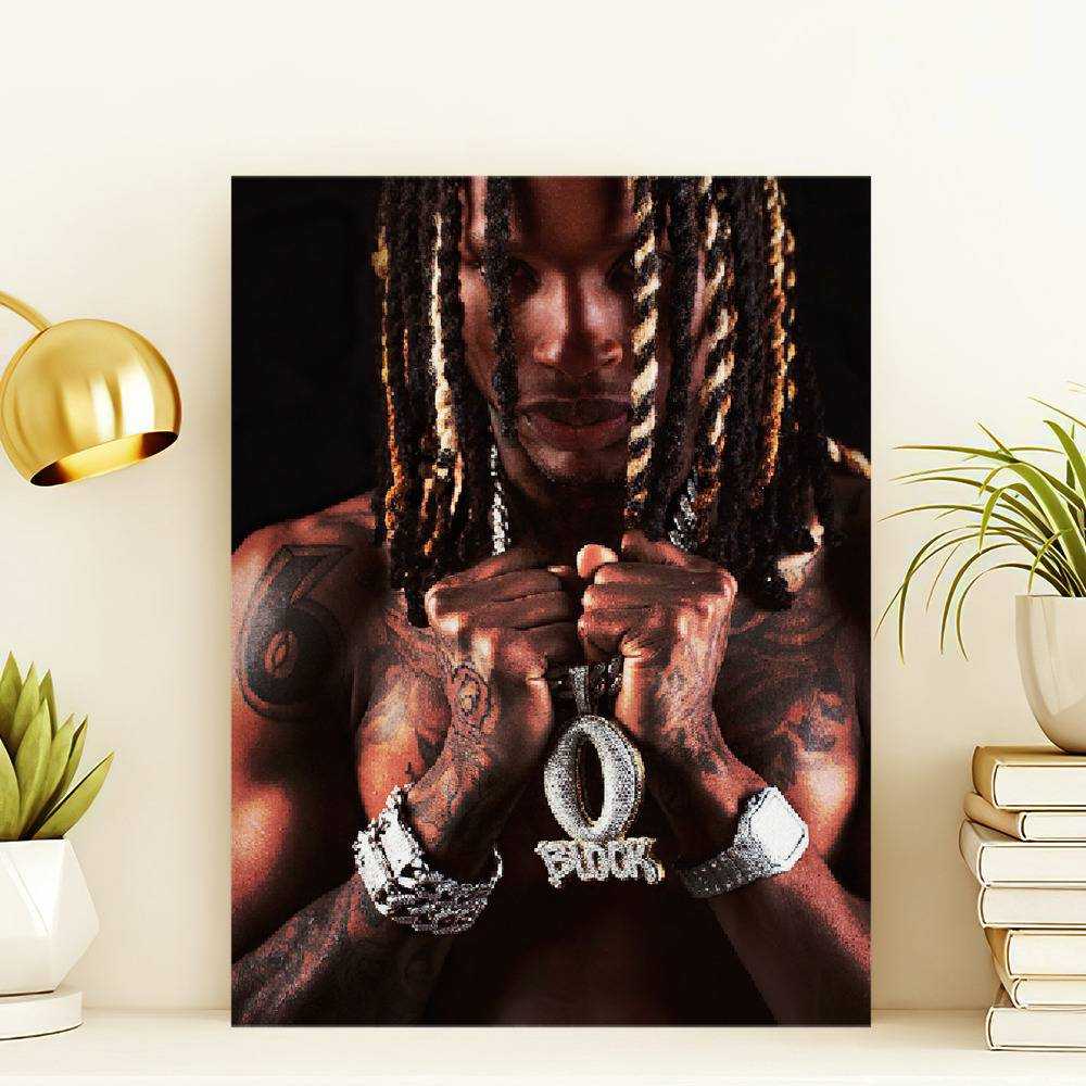 King Von Canvas Classic Celebrity Canvas Welcome to O'Block by King Von Canvas