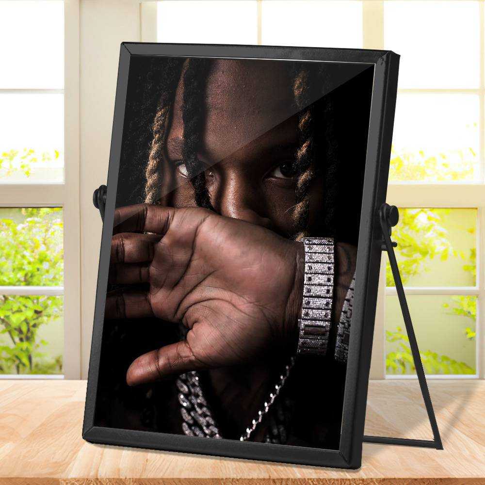 King Von Plaque Classic Celebrity Plaque What It Means To Be King by King Von Plaque with Black Frame